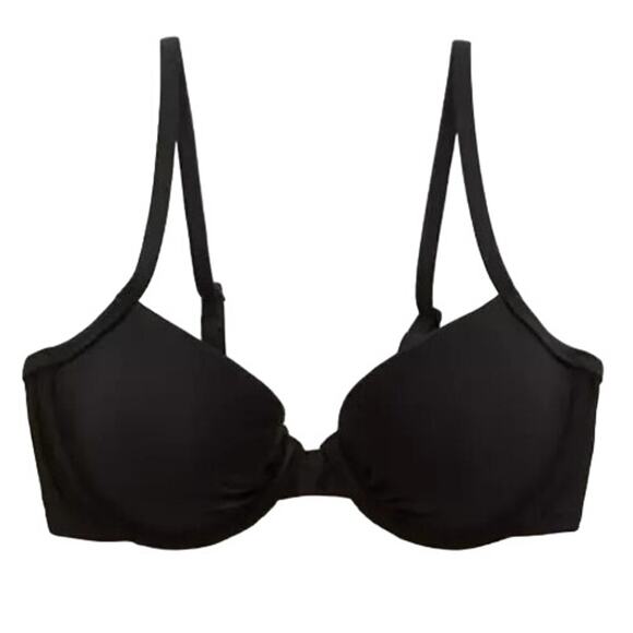 aerie Other - NWT Aerie OG Women's Lightly Lined Underwire Bikini Top True Black Size 32D